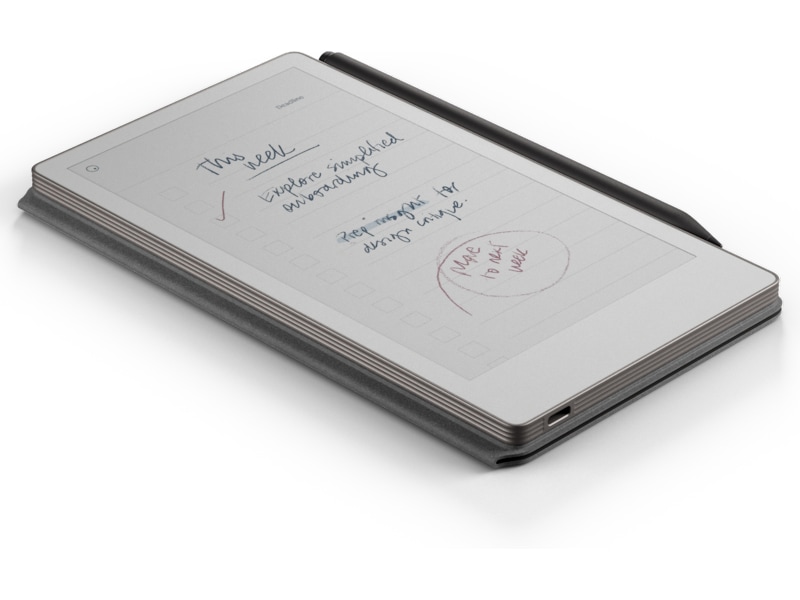 reMarkable Paper Pro Move 7.3" inkl. Marker Plus & Book Folio (sort skinn) Digitale notatblokker & tilbehør