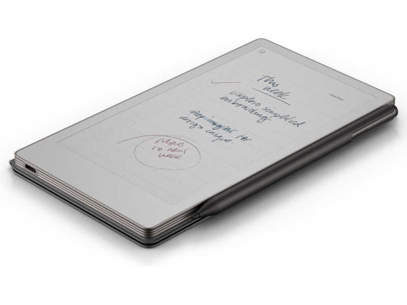 reMarkable Paper Pro Move 7.3" inkl. Marker Plus & Book Folio (sort skinn) Digitale notatblokker & tilbehør