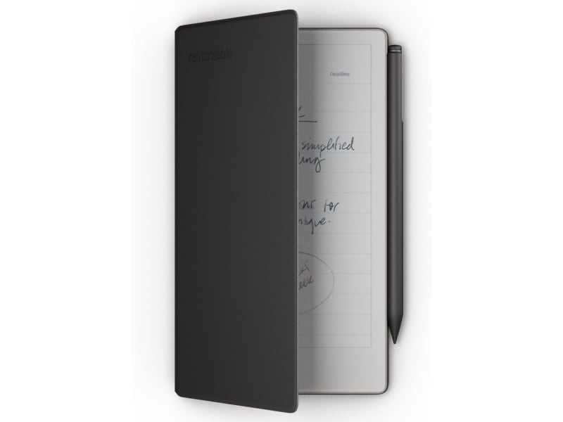 reMarkable Paper Pro Move 7.3" inkl. Marker Plus & Book Folio (sort skinn) Digitale notatblokker & tilbehør