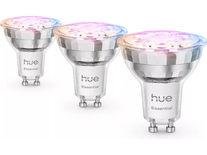 Philips Hue Essential WCA GU10 lyspære spot (3 pack) Lyspærer & LED-pærer