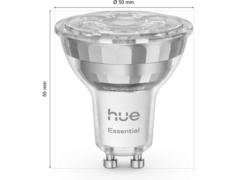 Philips Hue Essential WCA GU10 lyspære spot (3 pack) Lyspærer & LED-pærer