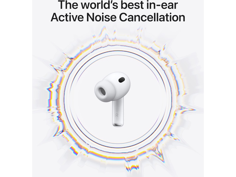Apple AirPods Pro 3 Trådløse Ørepropper, In-Ear (hvit) Ørepropper