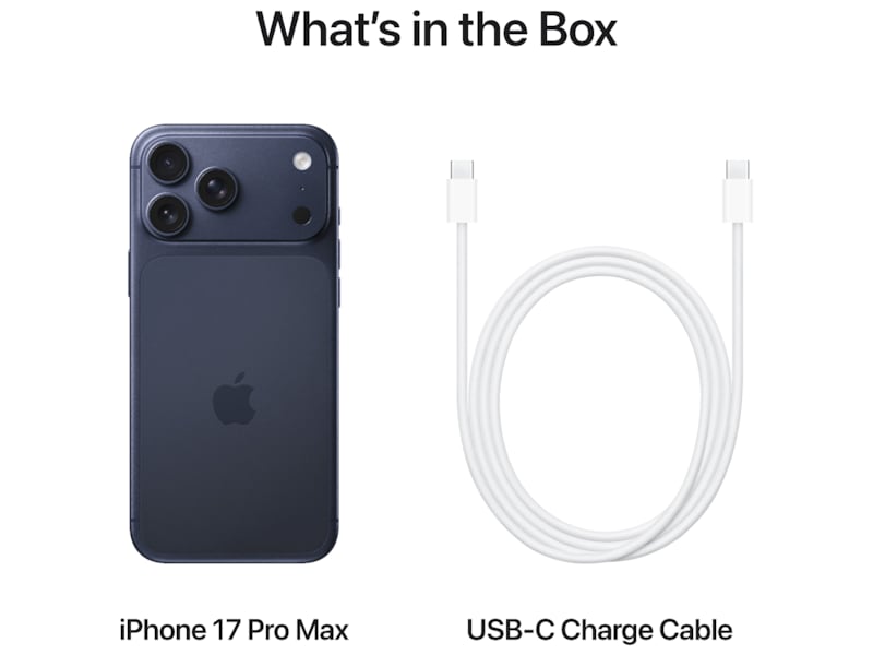 iPhone 17 Pro Max 1TB (dypblå) Mobiltelefoner