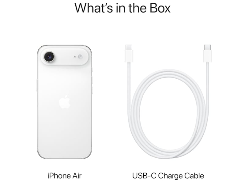 iPhone Air 1TB (skyhvit) Mobiltelefoner