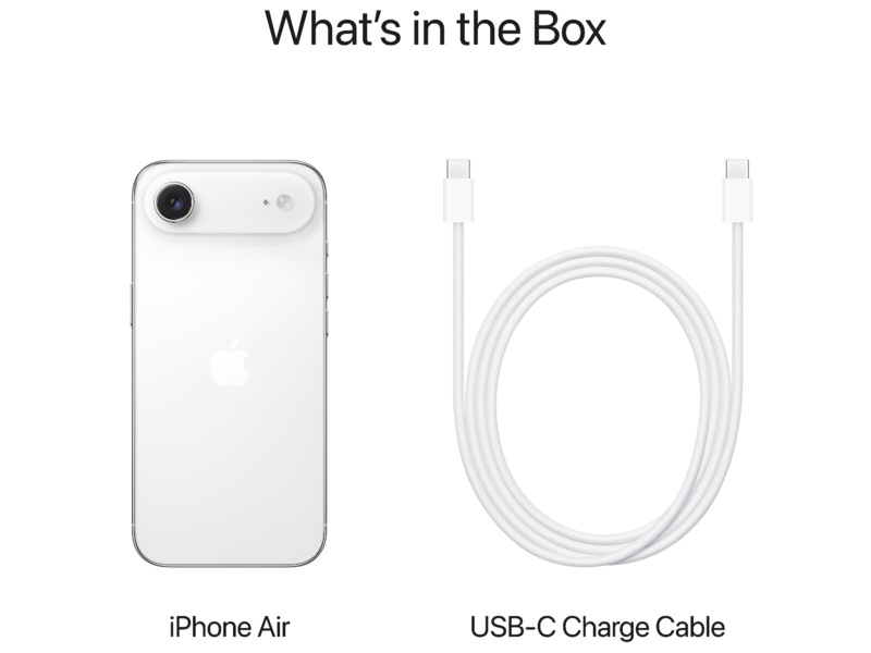 iPhone Air 512GB (skyhvit) Mobiltelefoner