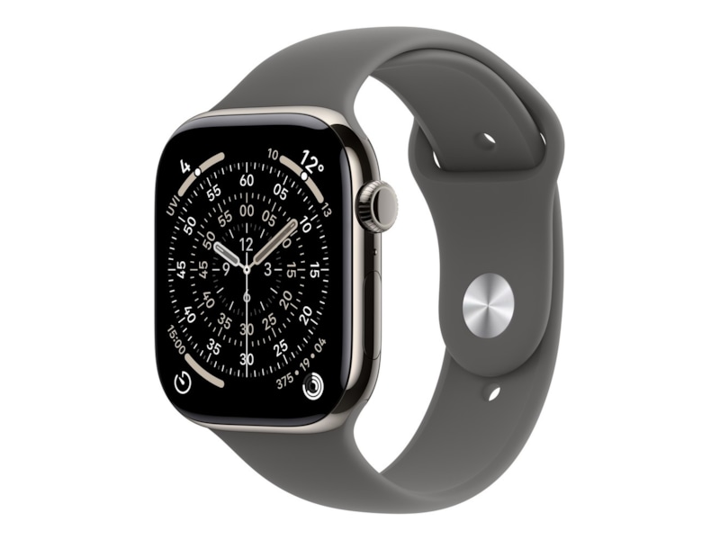 Apple Watch Series 11 GPS + LTE 42mm Titan (naturlig) Smartklokker