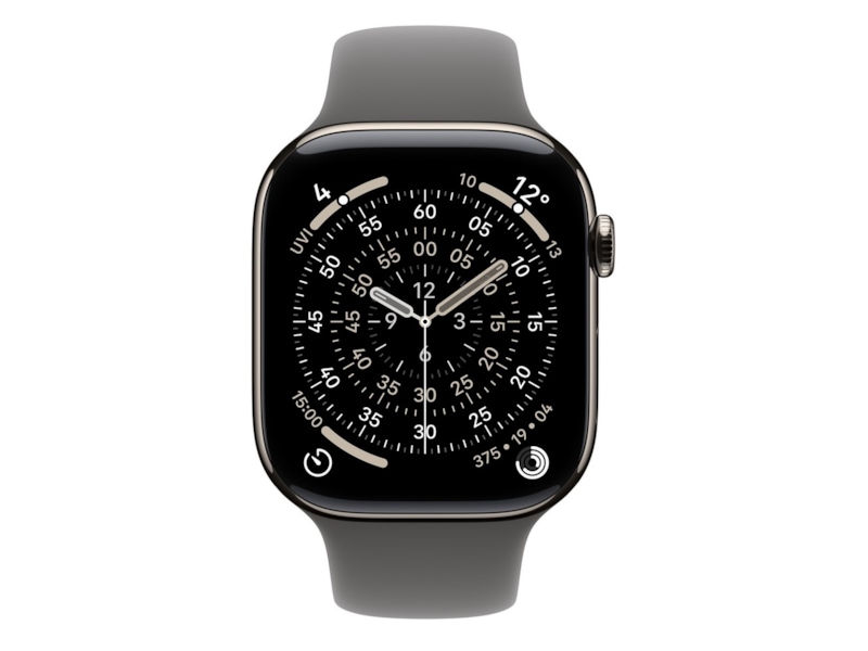 Apple Watch Series 11 GPS + LTE 42mm Titan (naturlig) Smartklokker
