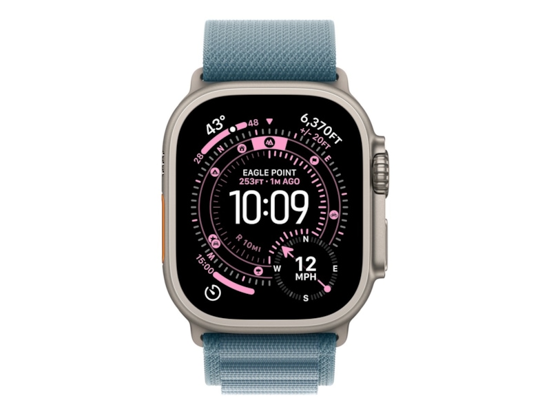 Apple Watch Ultra 3 49mm GPS + LTE Titan (naturlig) Smartklokker