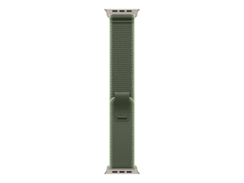 Apple Watch 49mm Natural Titanium Trail Loop (green/neon) Reim