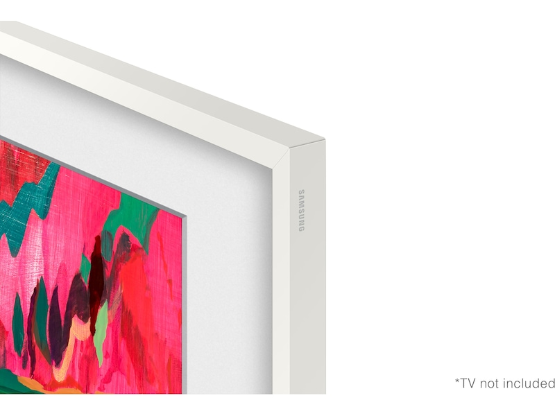 Samsung 85" ramme til The Frame og The Frame Pro (2021-2025, Hvit) TV-ramme & tilbehør