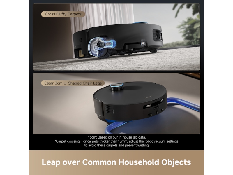 Dreame Aqua10 Ultra Track Complete Robotstøvsuger (sort) Robotstøvsugere