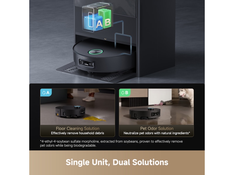 Dreame Aqua10 Ultra Track Complete Robotstøvsuger (sort) Robotstøvsugere