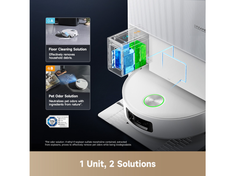 Dreame Aqua10 Ultra Roller Robotstøvsuger (hvit) Robotstøvsugere