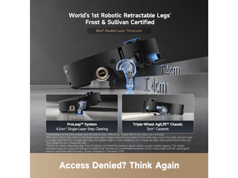 Dreame Aqua10 Ultra Roller Robotstøvsuger (sort) Robotstøvsugere