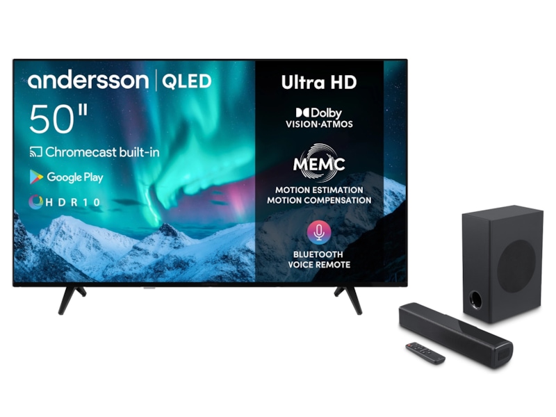 Andersson 50" 4K QLED-TV QLED5050UHD 50 - 59 tommer TV