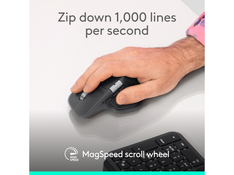 Logitech MX Master 4 for Business Trådløs Ergonomisk Mus (grafittgrå) Mus