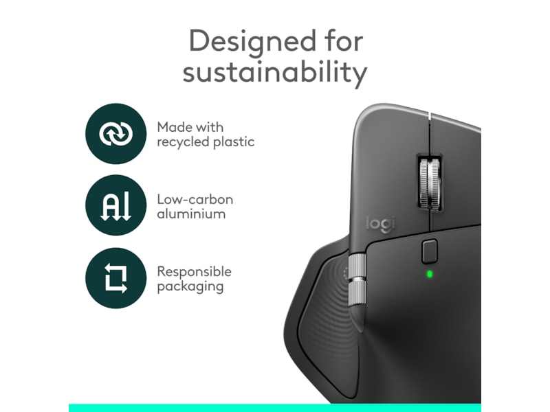 Logitech MX Master 4 for Business Trådløs Ergonomisk Mus (grafittgrå) Mus