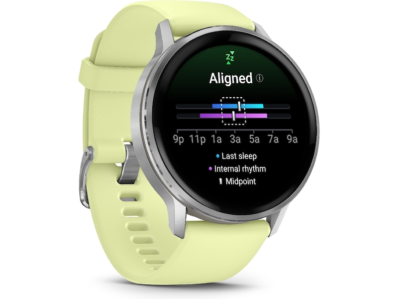 Garmin Venu 4 45mm GPS (silver/citron) Smartklokker