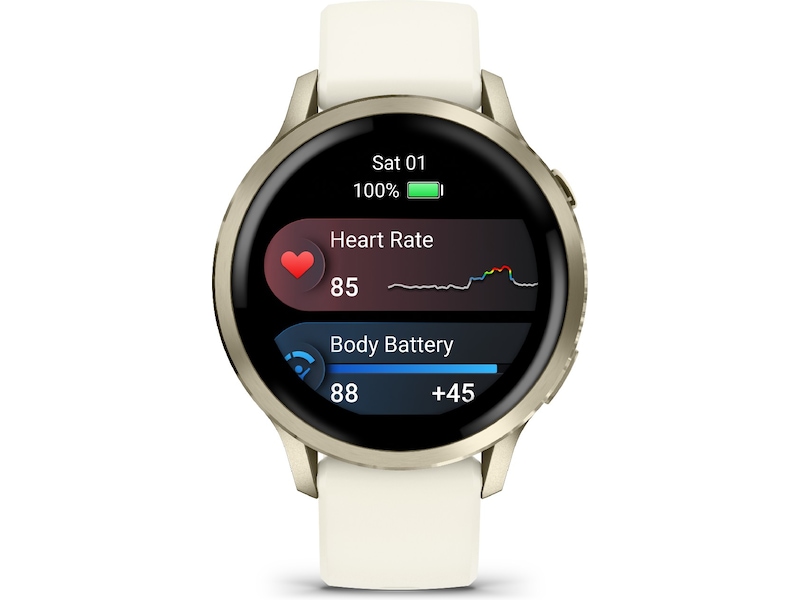 Garmin Venu 4 41mm GPS (lunar gold/bone) Smartklokker