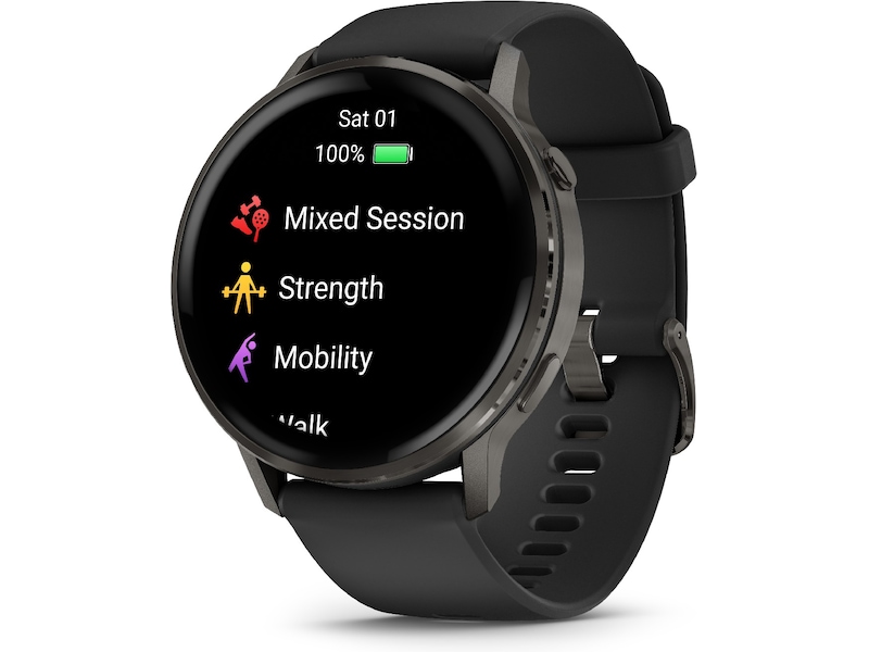 Garmin Venu 4 45mm GPS (black) Smartklokker