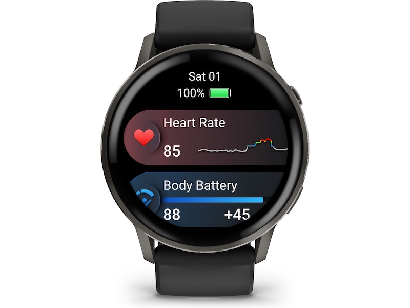 Garmin Venu 4 45mm GPS (black) Smartklokker