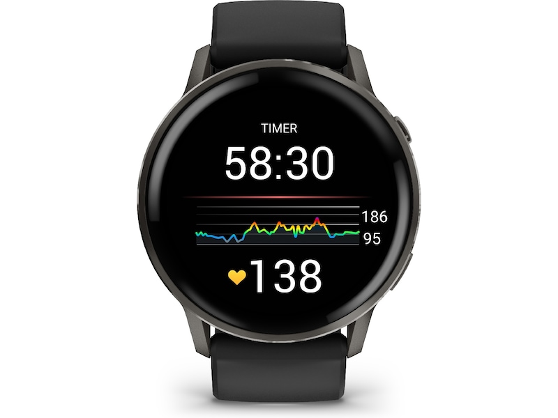 Garmin Venu 4 45mm GPS (black) Smartklokker