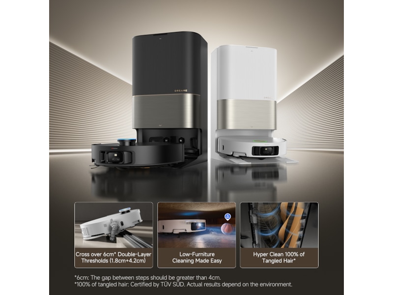 Dreame X50 Ultra Robotstøvsuger (hvit) Robotstøvsugere
