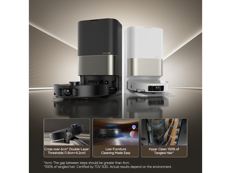Dreame X50 Ultra Robotstøvsuger (sort) Robotstøvsugere
