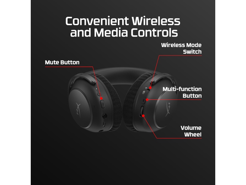 HyperX Cloud Alpha 2 Trådløst Gaming Headset (sort) -B-Grade Demo headset
