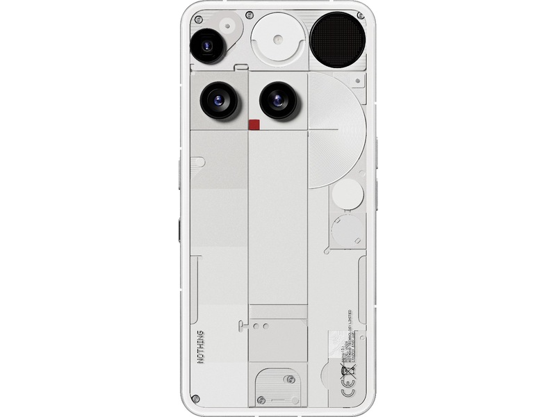 Nothing Phone (3) 256GB (hvit) -B-Grade Demo mobiltelefoner