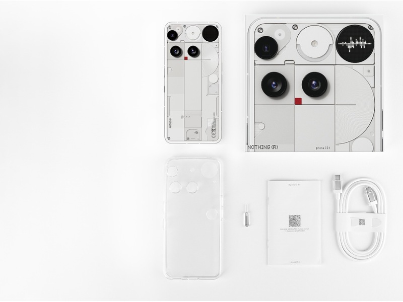 Nothing Phone (3) 256GB (hvit) -B-Grade Demo mobiltelefoner