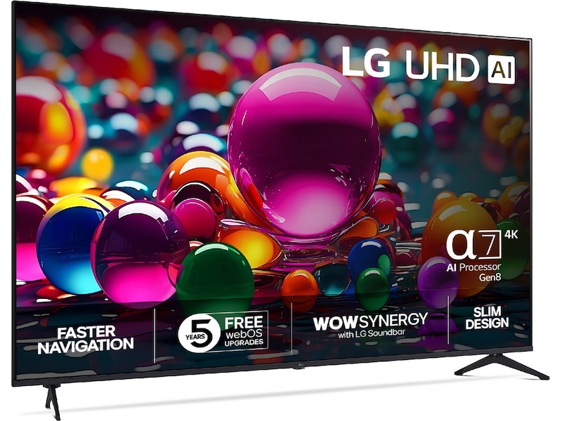LG 75'' UA75 AI 4k Smart TV (2025) 70 - 79 tommer TV