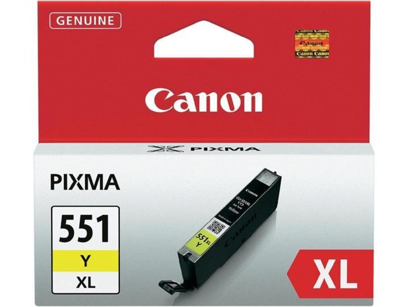 Canon Blekk CLI-551XL Gul Blekkpatroner