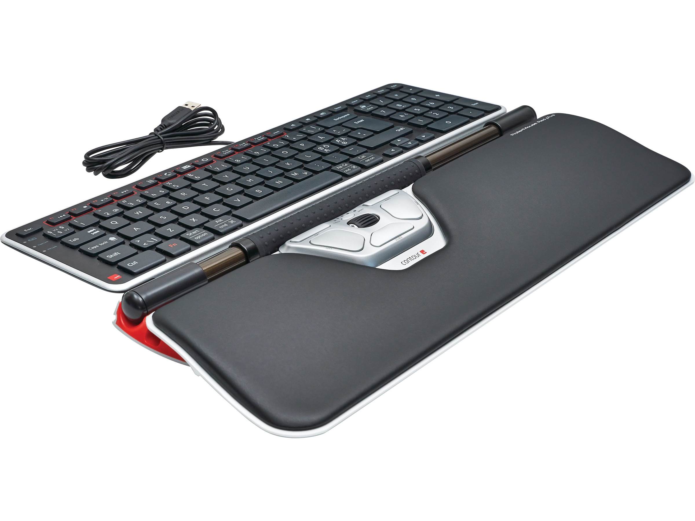 Contour RollerMouse Red Plus + Balance Keyboard Kablet Ergonomi