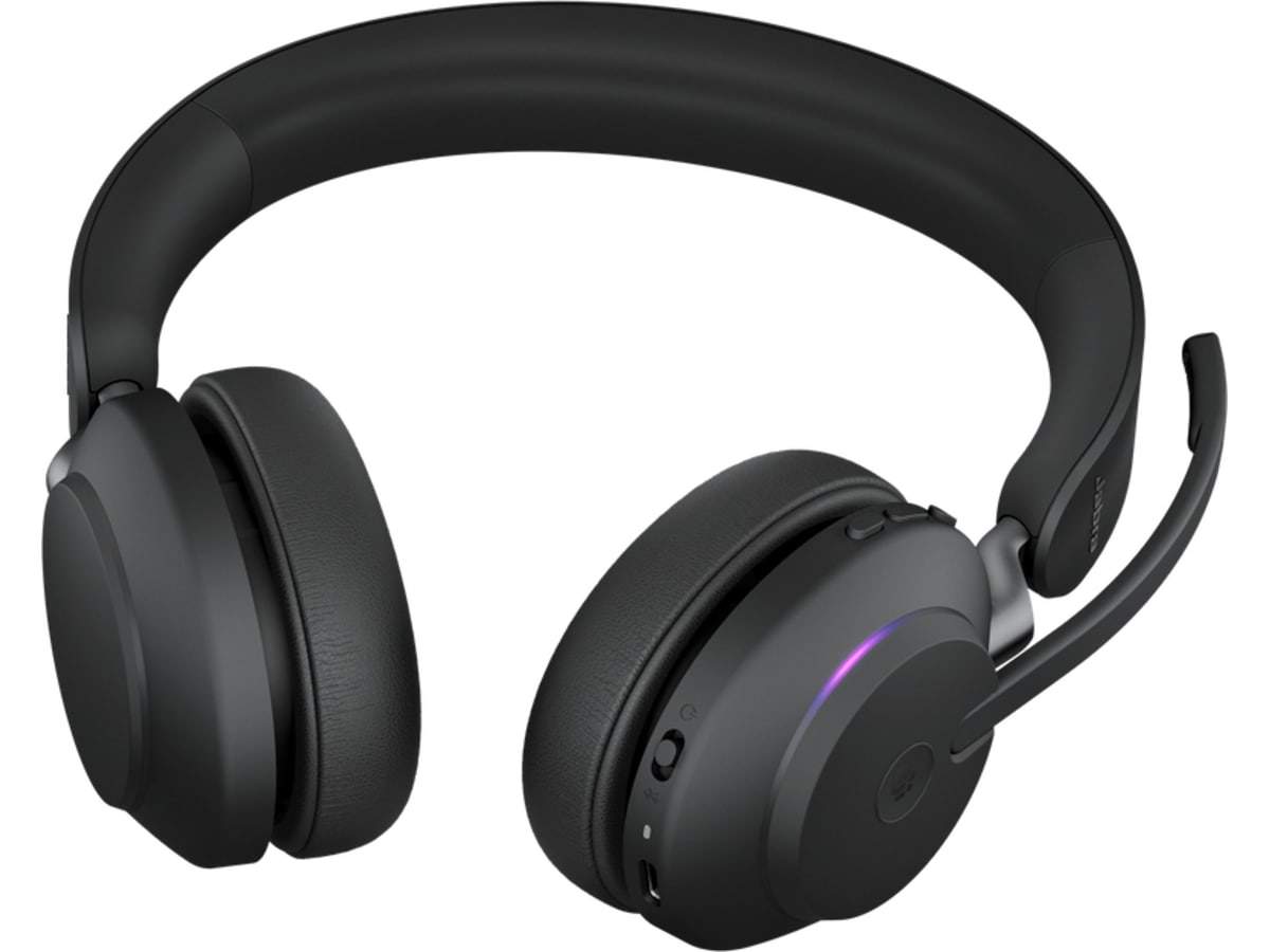 Jabra Evolve2 65, Link380c MS Stereo Black Trådløse hodesett