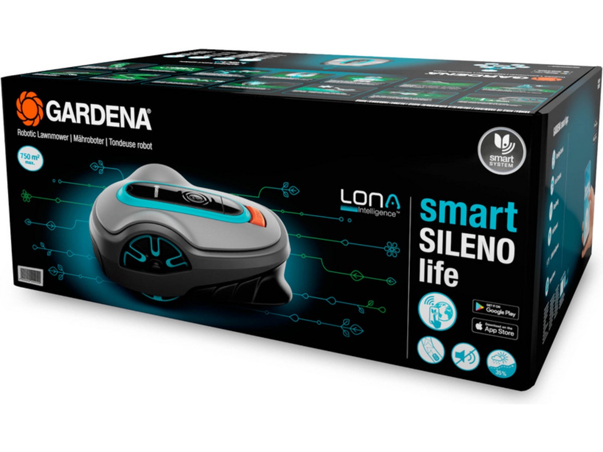 Gardena Sileno Life Smart LONA 900m2 robotgressklipper -B-Grade Demo hjem & fritid