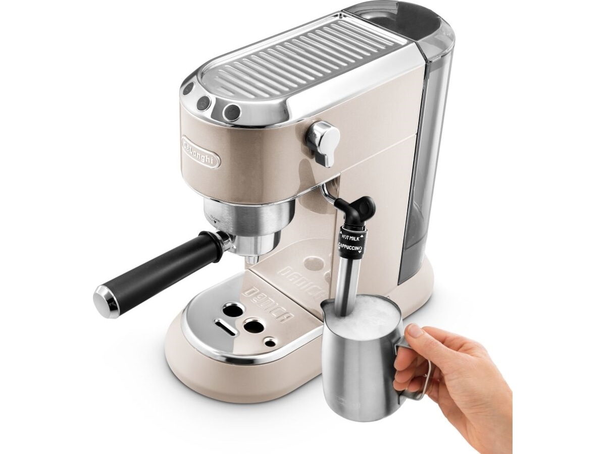 DeLonghi Dedica Metallics manuell espressomaskin EC785.BG Espressomaskiner Komplett.no