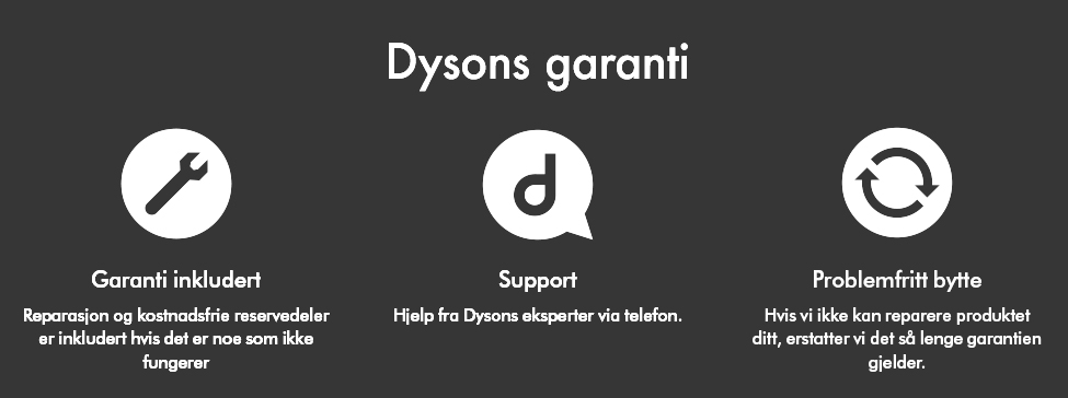 dyson garantier