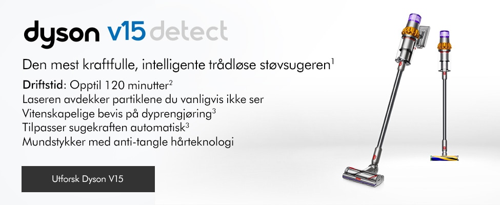 Dyson trådløs støvsuger v15 detect