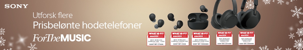 Prisbelønte hodetelefoner