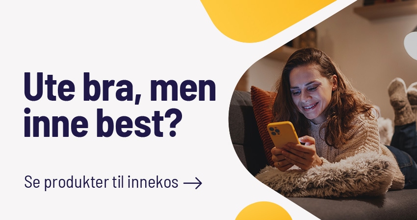 Ute bra, men inne best!