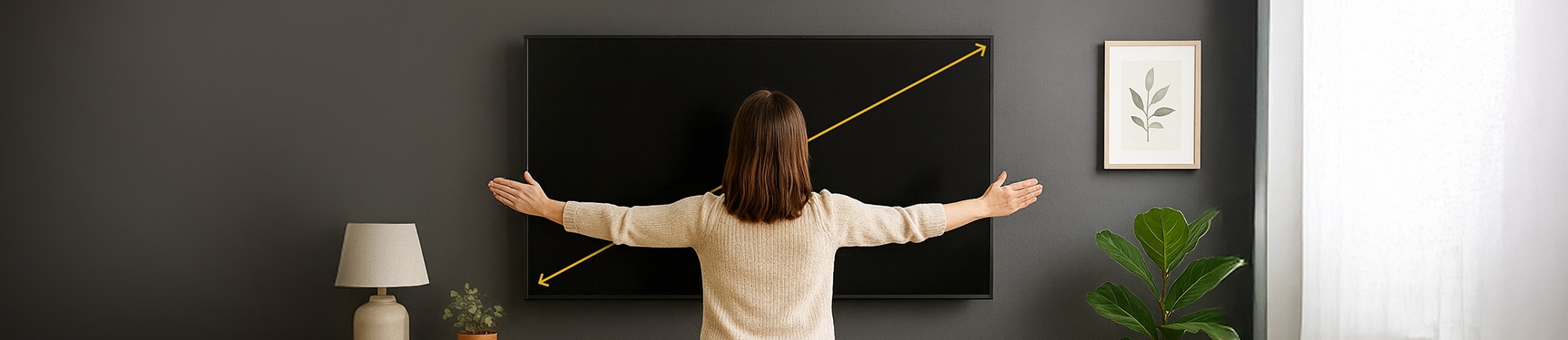 Velg riktig størrelse på TVen