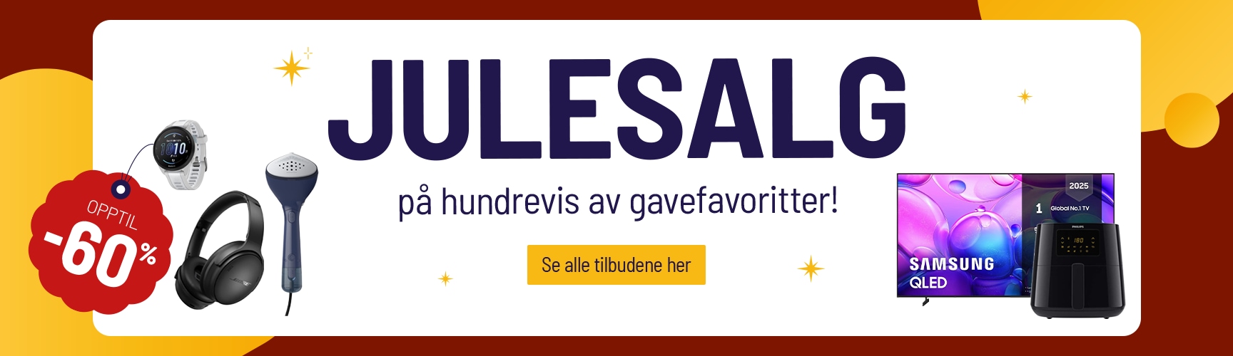 Julesalg på hundrevis av gavefavoritter!