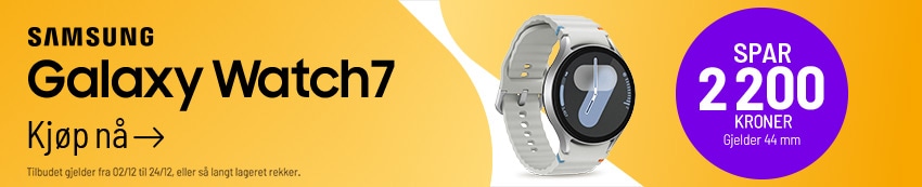 Ekstra godt tilbud på Samsung Watch7