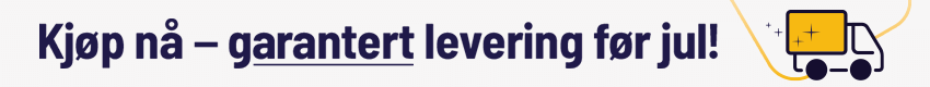 Kjøp nå få levert før jul