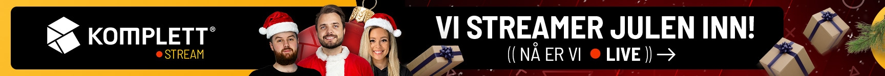 Se på vår julestream!