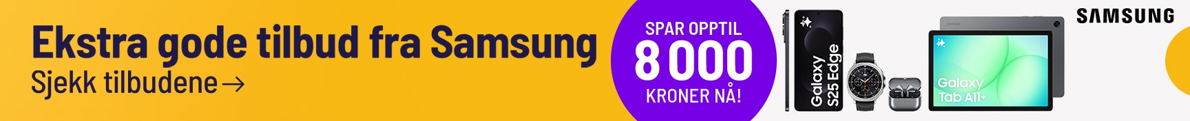 Ekstra gode tilbud fra Samsung!