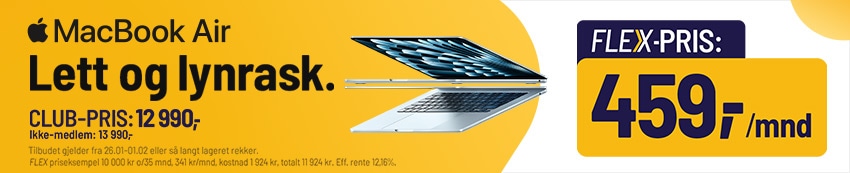 Spar som klubbmedlem på MacBook Air 13" M4