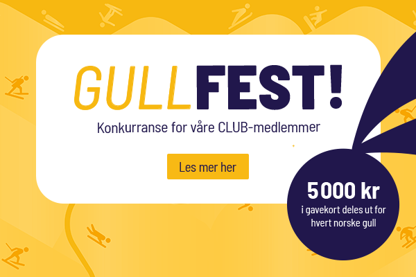 Gullfest konkurranse for våre CLUB-medlemmer