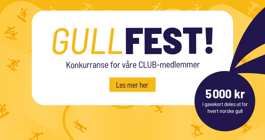 Gullfest konkurranse for våre club-medlemmer